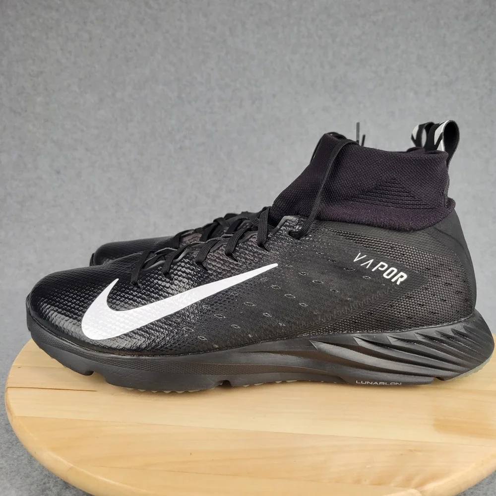 Nike Vapor Untouchable Speed Turf 2 Mens 14 Black White‎ Football Training Shoes